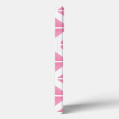 Pink Trendy Triangle Pattern Case-Mate iPhone Hülle (Rückseite / Rechts)