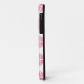 Pink Trendy Triangle Pattern Case-Mate iPhone Hülle (Hinten/Links)
