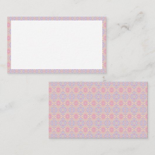 pink treuekarte (Vorne/Hinten)