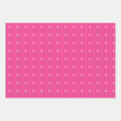 Pink Tri Sheet Wrap oder Drawer Liner Geschenkpapier Set (Vorderseite 2)