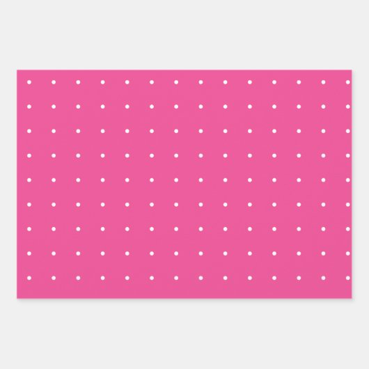 Pink Tri Sheet Wrap oder Drawer Liner Geschenkpapier Set (Vorderseite 2)
