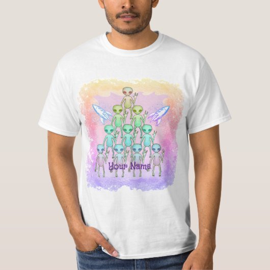 Pink Triangle Außerirdischer  T-Shirt (Vorderseite)