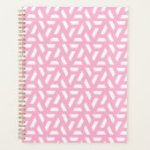 Pink Triangle Pattern Planner Planer (Vorderseite)