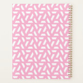 Pink Triangle Pattern Planner Planer (Rückseite)