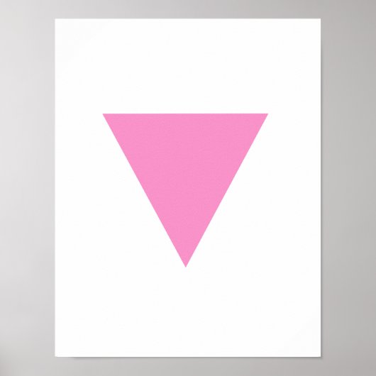 PINK TRIANGLE POSTER (Vorne)