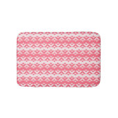 Pink Triangles Pattern Bath Mat Badematte (Vorderseite)