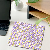 Pink Triangles Pattern Mouse Pad Mousepad