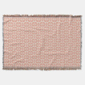 Pink Triangles Pattern Throw Blanket Decke (Vorderseite)