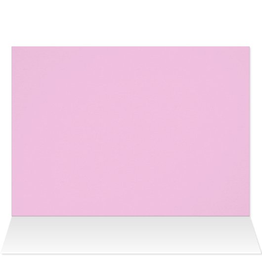 PINK TRILLIUM GREETING CARD (Innenansicht Horizontal (Oben))