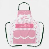 Pink Triple Layer Kuchen Schürze (Vorderseite)