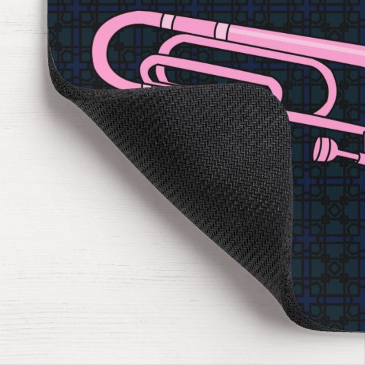 Pink Trombone Mousepad (Ecke)