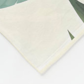 Pink Tropical Flamingo Fleecedecke (Ecke)