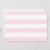 Pink | Tropical Flamingo Luau Foto Geburtstag Einladung (Rückseite)