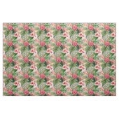 Pink Tropical Flowers Stoff (Fat Quarter (45,7 x 55,9 cm))