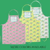 Pink Tropical Island Palm All-over Print-Schürze Schürze