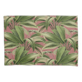 Pink Tropical Palm Kissenbezug (Vorderseite-Links)