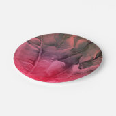 Pink Tropical Summer Palm Blätter Luau Party Pappteller (Schrägansicht)