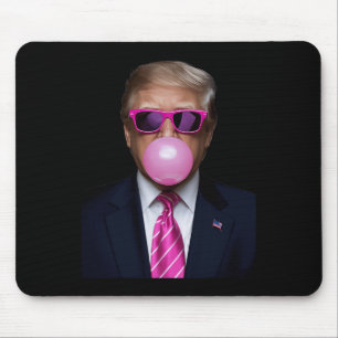 Pink Trump Bubble Gum 2024 Abstimmung Präsident Fu Mousepad