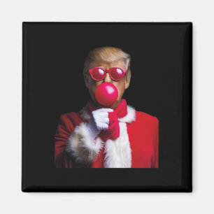 Pink Trump Bubble Gum Shirt 2024 Weihnachtsvorstel Magnet