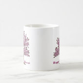 Pink Tu B'Shevat Blume Tree Kaffeetasse (Mittel)