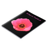 Pink Tulip Anpassbares Notebook Notizblock (Linke Seite)