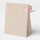 Pink Tulip Banner, Brautparty Geschenkschachtel (Rückseite)