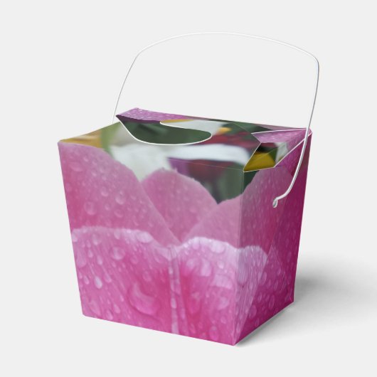 Pink Tulip Blume Abnehmen Geschenkschachtel (Vorderseite)