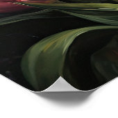 Pink Tulip Blume Art Print Poster (Ecke)