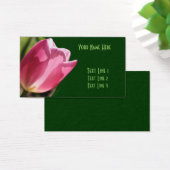 Pink Tulip Blume Business Card (Schreibtisch)