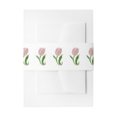 Pink Tulip Blume Einladungsbanderole (Vorderseite Beispiel)