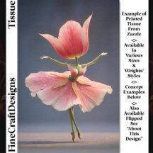 Pink Tulip Blume Fairy Ballerina DJ7R Decoupage