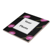 Pink Tulip Blume Foto Gewohnte Geschenke Gefallen Fliese (Seite)