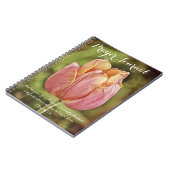 Pink Tulip Blume Prayer Journal Notizblock (Linke Seite)