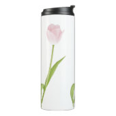 Pink Tulip Blume Thermosbecher (Nach links gedreht)