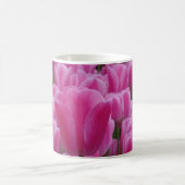 Pink Tulip Blume Weißer Kaffee Tasse (Mittel)