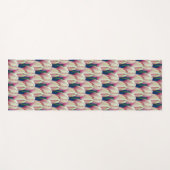 Pink Tulip Blume Yogamatte (Vorderseite (Horizontal))