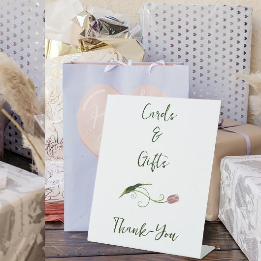 Pink Tulip Blumenkarten & Geschenke Sockelschild