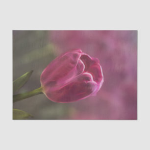 Pink Tulip Bokeh Seidenpapier