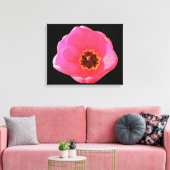 Pink Tulip Canvas Print Leinwanddruck (Insitu (Wohnzimmer))
