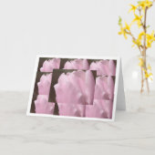 Pink Tulip Card Karte (Gelbe Blume)