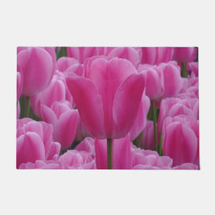 Pink Tulip Door Mat Fußmatte