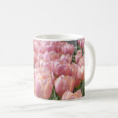 Pink Tulip Field Kaffeetasse (VorderseiteRechts)