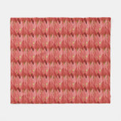 Pink Tulip Fleecedecke (Vorderseite (Horizontal))