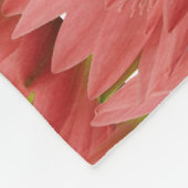 Pink Tulip Fleecedecke (Ecke)