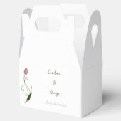 Pink Tulip Floral Geschenkschachtel (Geöffnet)