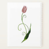 Pink Tulip Floral Planer (Rückseite)