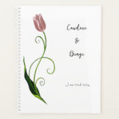 Pink Tulip Floral Planer (Vorderseite)