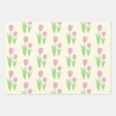 Pink Tulip Geschenkpapier Set (Vorderseite 3)