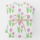 Pink Tulip Geschenkpapier Set (Beispiel)