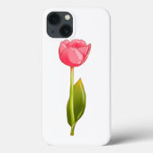 Pink Tulip - Glossy Ästhetische Blume Kunst Case-Mate iPhone Hülle (Rückseite)